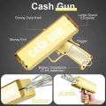 Cash Gun Golden Money Gun Stress Reducer Anti-Anxiety Toy(Gold) Guns & Darts (Gold) cell operating.. 