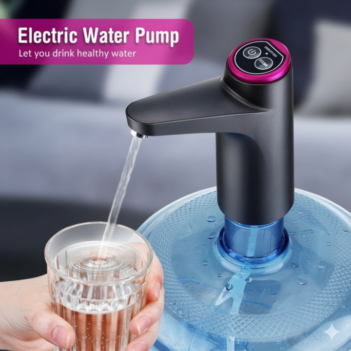 Modern Electric Water Pump USB Rechargeable Smart Dispenser for Gallon ...