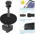 AISITIN 6.5W Solar Fountain, Built-in 1500 mAh Battery, Upgraded Solar Pond Pump, Water Pump, Solar Floating Fountain Pump with 6 Fountain Styles for Garden, Bird Bath, Pond and Fish Container. 