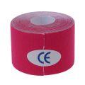 1 Roll Sports Kinesiology Muscles Athletic Health Tape 5M * 5CM - Rose Red. 