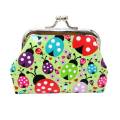 Colorful Kids Faux Leather Ladybird Mini Wallet Coin Purse Cash Card Holder. 