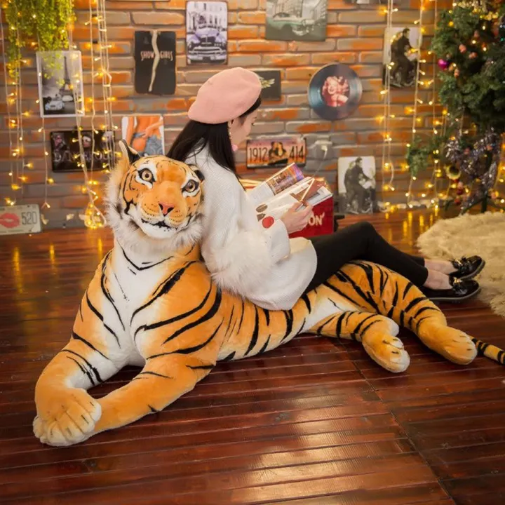 GIANT%20Brown%20TIGER%20STUFFED%20TOY%20BABY%20LOVELY%20BIG%20SIZE%20TIGER%20PLUSH%20DOLL%20SOFT%20PILLOW%20-%20Image%202