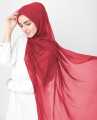 Pack of 3 Matching Hijab Set -chiffon stoller-hijab cap -Niqab Patti. 