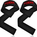 Dexam Wrist Straps Cotton Black Gym Straps Weight Lifting Wrist Straps Used For Workout Fitness 1 Pair Of Gym Wrist Straps Smooth And Comfortable. 