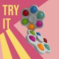 Pop It Fidget Spinners Toy, Sensory Poppit Fidget Toys, Fidget Spiner For Stress Relief, Fidget Party Favors for Kids And Adults. 