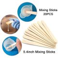 Silicone Measuring Cups for Epoxy Resin, Reusable Mixing Cups Jugs Resin Casting Container with Mixing Sticks for Resin. 