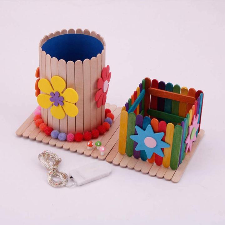 Large Ice Cream Stick (wooden) for Art Work-Plain 2cm x 15cm Pack of 1  Pack of 3