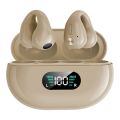 YYK-Q80 Wireless Earbuds Headphones with Earhooks Built-in 350mAh Battery Clip-on Earphone BT5.3 Headset with HiFi Stereo. 