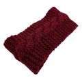 Wool Headband - Flower Design Hair Accessory - Maroon - Women's - Pack Of 1. 