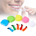 Denture Cleaning Brush Soft Multi-Layered Bristles False Teeth Brush Y-shape Oral Care Tool Teeth Brushes Denture Box Demoo. 
