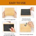 New Wooden Money Saving Box Handmade Crafts Cash Vault with Saving Money Goals Counter Reusable Piggy Bank Helps The Habit of Saving. 