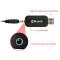 USB Car Bluetooth Receiver AUX Audio BT Music Adapter System For Car. 