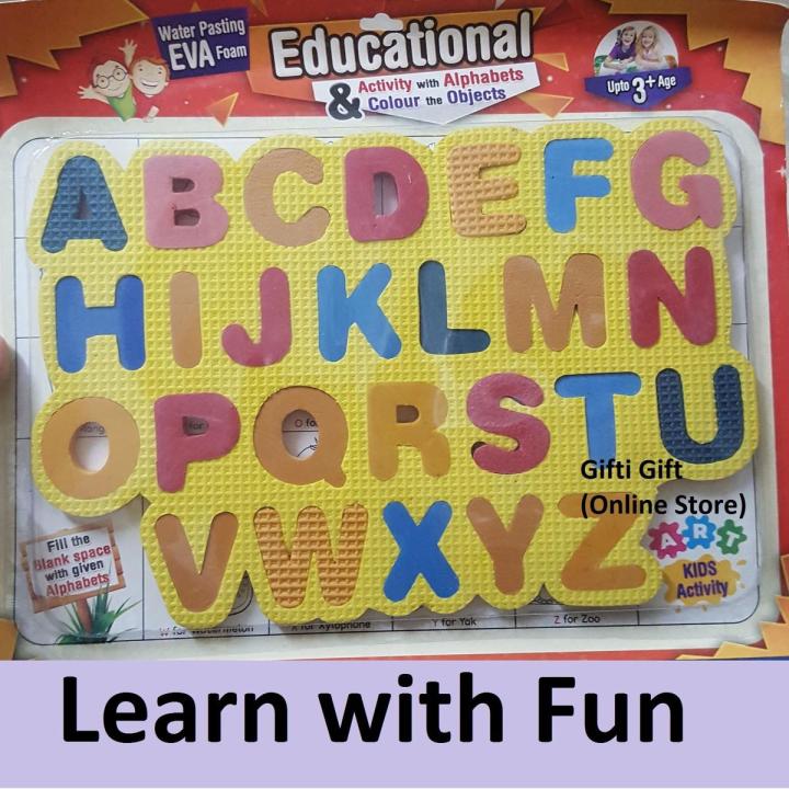 ABC Puzzle Board Foam Alphabets Learning Game for Kids