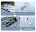 Baseus Type C Earphones, C17 in-Ear Wired USB-C Handsfree Earbuds with High Quality HD Sound Compatible with Samsung Xiaomi Huawei OnePlus Motorola Laptop with Type C Ports |  Baseus type C handsfree | Type C handsfree |  C port Handfree |. 