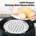 Stainless Steel Steamer Tray Rack Plate Steam Cooking Stands Pot Steaming Tray Stand Kitchenware Cooking Tools. 
