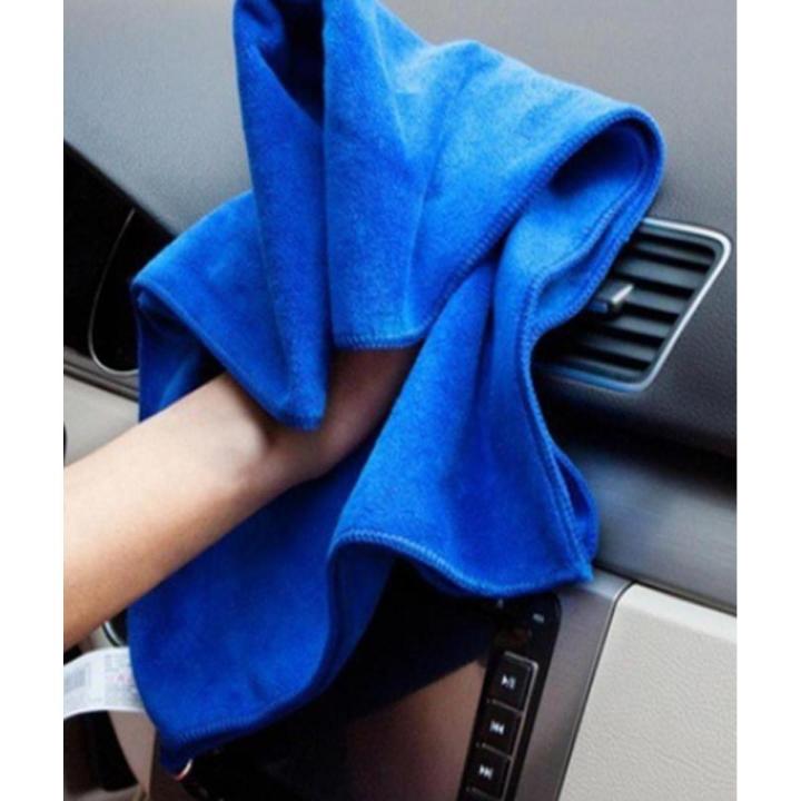 New Thicken Car Auto Care Microfiber Cleaning Towel 30 Cm * 65 Cm Blue