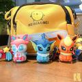 POKEMON keychain Eevee Vaporeon Jolteon Flareon Glaceon Umbreon Espeon Anime Pendant Bag Children Christmas birthday toys Gifts. 