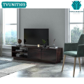 TVUNIT103 - Oak Wood Antique Brown Polish Finish TV Console Entertainment Unit Living Room TV Bedroom Furniture Desk. 