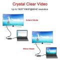 Lenovo HDMI To VGA Adapter With Audio, Gold-Plated 1080P Active HDMI To VGA Converter With Micro USB, 3.5mm Audio Port. 