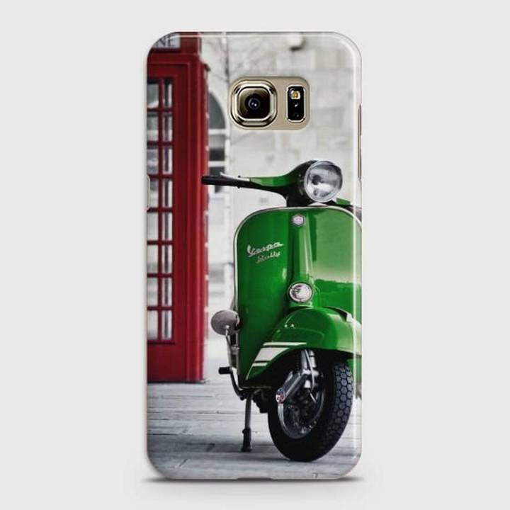 Samsung S6 Edge Plus Cover - SkinLee HQ Hard Case - Vintage Vespa - SKINLEE-561-1-30-91