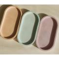 concrete oval tray, cement trinket tray, decoration tray, handmade. 