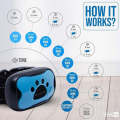 Petic Dog Anti Bark Collar for Small Large Dogs No Shock Barking Collars Anti Barking Device Training Dog Barking Collar Stop Barking Deterrent Device No Bark Collar 7 Adjustable Levels Bark Collars. 