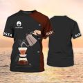 【ETOP】Newest Summer Men‘s Barista T-shirt Coffee Lover Custom Name 3D Printed t shirt Unisex Casual Tshirt Coffee Shop Uniform DW102. 