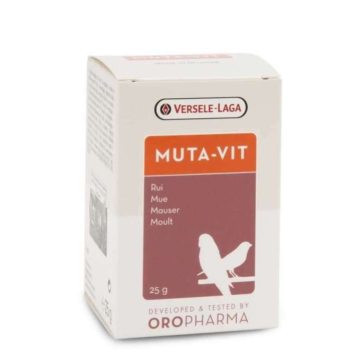MutaVit in Loose & Company Box for birds on Moult ( Versele Laga / Belgium ) birds new feather coming vitamins and supplements