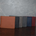 Jahasma Men's Baseline Leather Canvas Wallet with Attached Flip Pocket. 