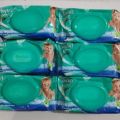 Rocket Baby Wipes (6 Packs Wet Sheets) Box Packing. 
