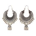 Vintage Ethnic Gypsy Indian Earrings For Women Boho Jewelry Ladies Retro Round Bell Tassel Hollow Tassel Jhumka Earrings 2020. 