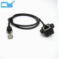 【All Of Me】RJ45 Cable Male to Female 90 Right angle bend Up Downed Panel Mount Ethernet LAN Extension Extender Cable Cord 1m/3ft 1.5m/5ft. 