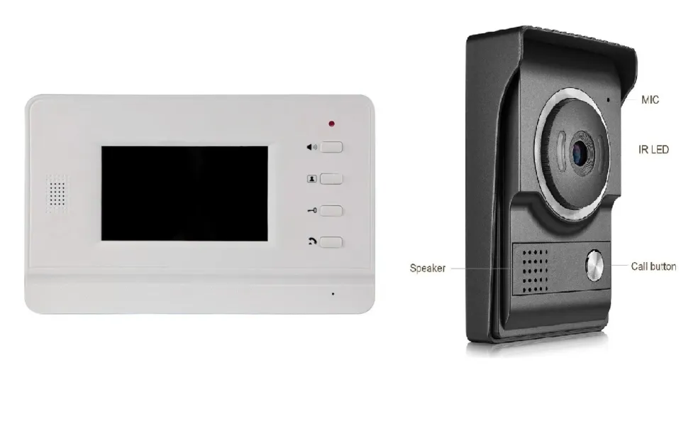 Video doorbell cctv security camera bell TFT-LCD Color