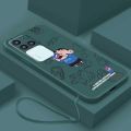 VIVO V30 Pro v30Pro 5G Crayon Shin-chan Soft Phone Case Cartoon Straight Liquid Silicon Cover Casing. 