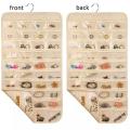 Jewelry Organizer 80 Pocket Jewelry Organizer Closet Organizer Hanging Storage Double Sided Jewelry Organizer hanging Jewelry Organizer Pockets Hanger Hanging Jewelry Organizer. 