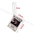One Piece Anime The Latest Four Emperors'Reward Wanted Order Double Sided Pattern Limited Acrylic Pendant Ornament Kids Gifts. 