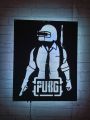3d Pubg game logo Led Night Light Lamp, Pubg wall Lamp for gamming room decor , kids room decor, Pubg streamer best Selling Led lamp. 