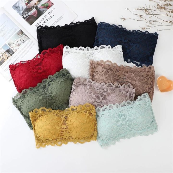 Floral%20Lace%20Design%20Thin%20Padded%20Strapless%20-%20Image%204
