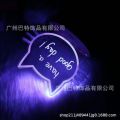 ins message board 3D night light glow acrylic note writing home memo tips desktop gift pen and cloth. 