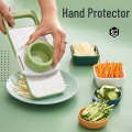 5 in 1 Multifunctional Stainless Steel Vegetable Cutter & Mandoline Slicer, Grater, Interchangeable Blades & Hand Protectors for Quick & Easy Kitchen Prep, Perfect for Onion, Potato, Salad & More – Compact & Efficient Gadget Ramzan Special - Malahim Store. 