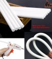 3pcs 7mm milky white Hot Glue Stick Adhesive Rods 150c high temperature Hot Melt silicone stick Polyolefin anti-flaming. 
