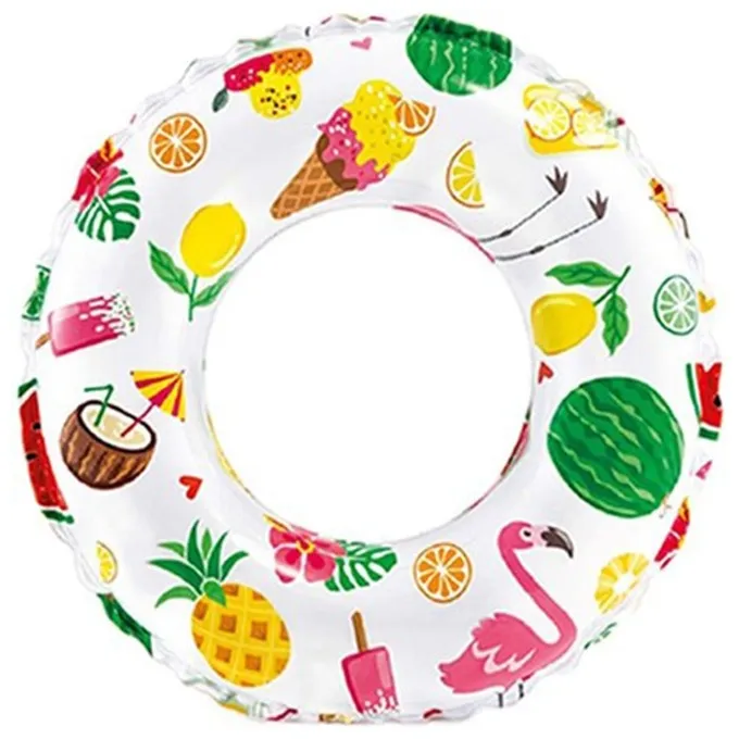 Intex - Lively Print Swimming Pool Tube Ring - 24 inch - 59241 | Daraz.pk