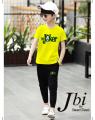 Summer Kids The Joker Printed Tracksuit Half Sleeves Round Neck T shirt With Trouser Tracksuit for Kids. 