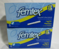 Tampons Regular Absorbency Femtex USA. 
