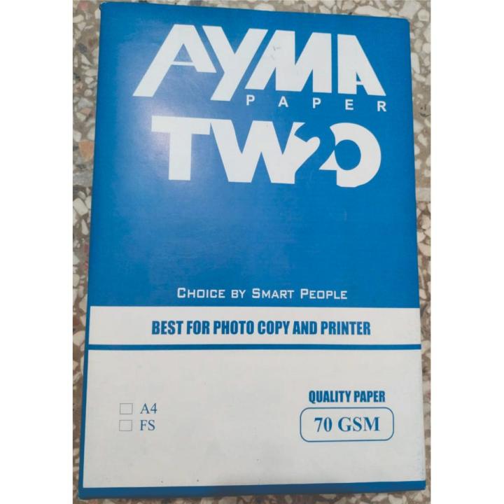 Ayma Two (Copy, Printing Paper) - A4 Size - 70 gram - 1 Ream