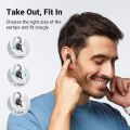UGREEN HiTune Wireless Earbuds, Wireless Headphones HiFi Stereo Deep Bass, 27H Playtime, Secure Fit, Easy-Pairing, Touch Control, USB-C Fast Charge, Wireless Earphones for Work Running Gym(Black). 