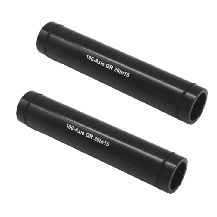 Mountain bike bicycle 20mm thru-axle conversion to 15mm thru-axle