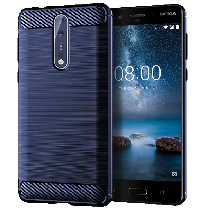 Carbon%20Fiber%20Case%20For%20Nokia%208%208.1%208.3%20Shockproof%20Mobile%20Shell%20For%20Nokia%208V%205G%20UW%20Nokia8%20Anti-fall%20Soft%20Phone%20Cover%20-%20Image%203