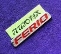 Honda Ferio plastic Emblem for Civic silver/red 01 PC. 