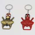 Marvel keychain Avengers Alliance Deadpool Deadpool bottle opener keychain alloy pendant. 